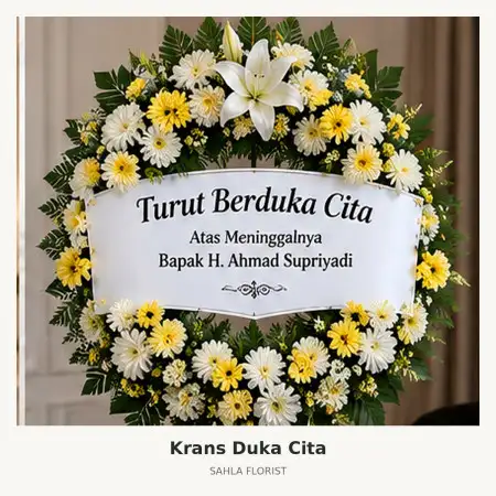 Krans Bunga Duka Koja